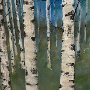 Birch Forest Canvas Art